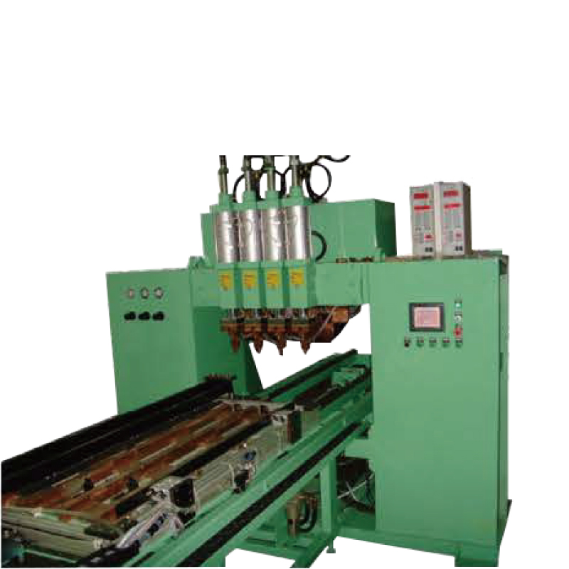 Gantry multi-point welding special machine for escalator pedal