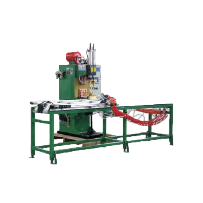 Double spot welding machine for strengthening board of refrigerator box