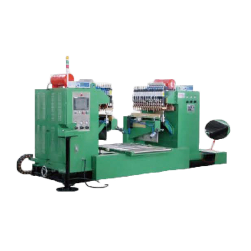 Horizontal aluminum pan intermediate frequency welding machine