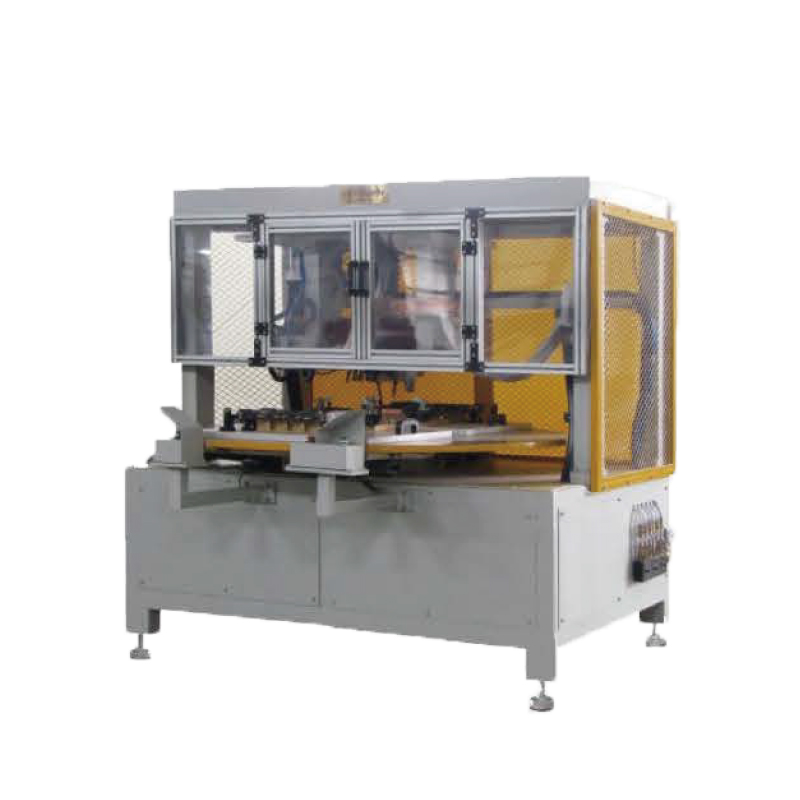Burner strainer multi-station welding machine