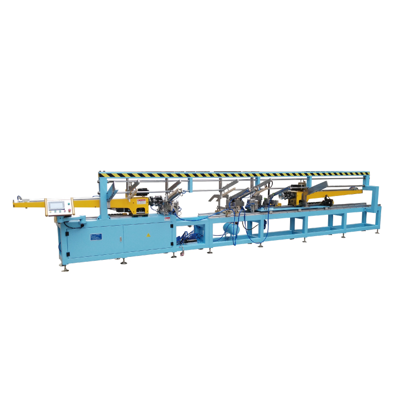 CNC double head threaded pipe machine