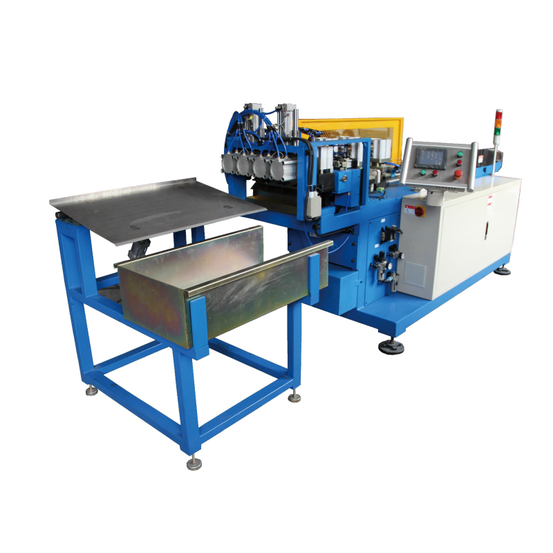 Pipe decoiling and end processing machine